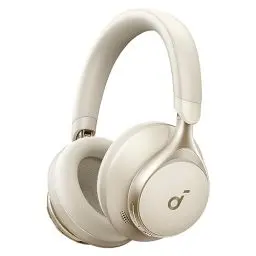 Produktbild: soundcore by Anker, Space One Kabellose Over-Ear Bluetooth Kopfhörer, Aktives Noise Cancelling, 2X stärkere Stimmunterdrückung, 40h Wiedergabe, App, Hi-Res Audio, Bluetooth 5.3 (Cafe Latte)
