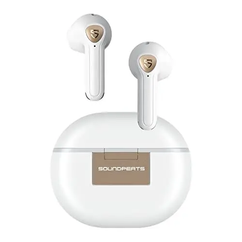 Produktbild: SoundPEATS Wireless Kopfhörer Air3 Deluxe HS, Hi-Res Audio Genehmigung und LDAC Codec, Bluetooth 5.2 Kopfhörer mit 4 Mikrofonen und ENC für Anrufe, 14,2 mm Treiber, Gaming-Modus, App-Steuerung