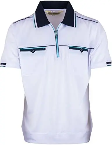 Produktbild: SOUNON Polohemd Poloshirt für Herren Weiss, Groesse: M