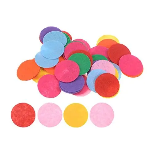 Produktbild: sourcing map 100Stk. Runde Filz Kreise 30mm 1-1/4