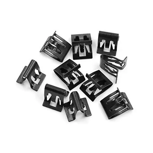 Produktbild: sourcing map 10Stk. Armaturenbrett Halter Konsole Instrumententafel Metallclips 14 x 14,5mm