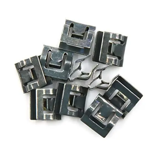 Produktbild: sourcing map 10 STK. Auto Innenkonsole Armaturenbrett Verkleidung Halteklammer Metall Schwarz