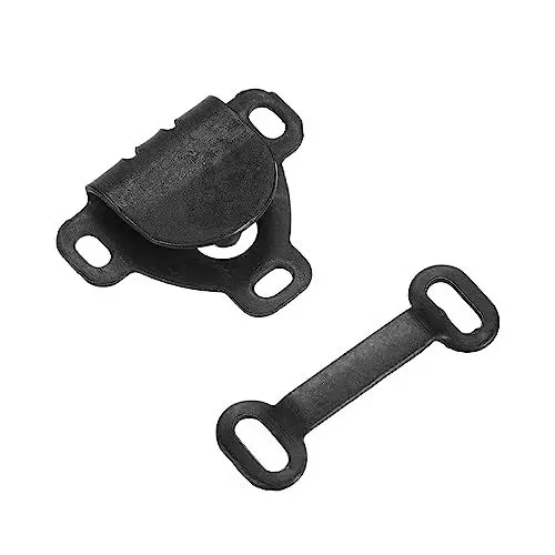 Produktbild: sourcing map Hosenverschluss Haken 10 Paare Haken und Ösen Verschluss Set Ösenverschlüsse zum Nähen Nähhaken für Hosenhaken Rockhaken Jacken Kleidung DIY BH Hose Rock Basteln, Schwarz
