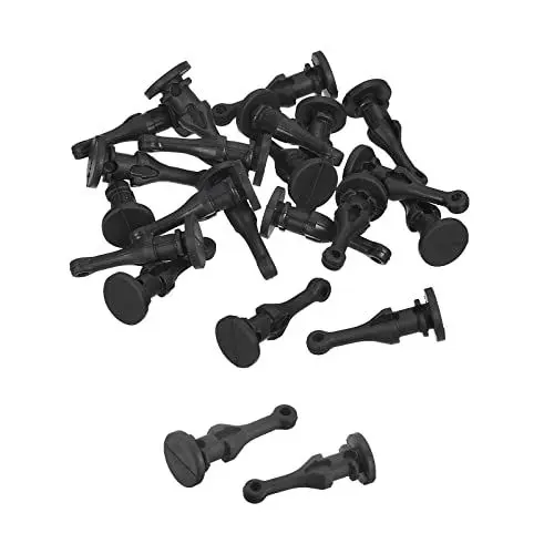 Produktbild: sourcing map 20 Stück Gehäuselüfter Befestigung Schrauben Silikon Reduziert Geräusche Vibrationen Befestigungsstift Niet 9mm x 22.7mm für PC Gehäuse Lüfter