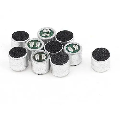 Produktbild: sourcing map 10stk 6mm x 6mm Surface Mounted Devices Mini MIC Elektret Mikrofon Kondensator Tonabnehmer