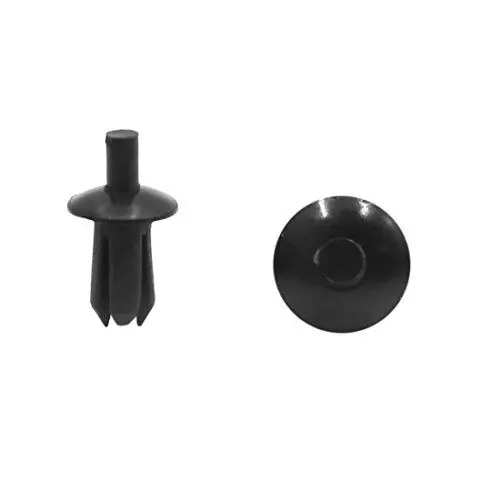 Produktbild: sourcing map 10x Radkasten Radhausschale Spreizniete Befestigung Clips Kunststoffnieten Stoßstangen Kotflügelverschluss Ø 5 mm für BMW E46