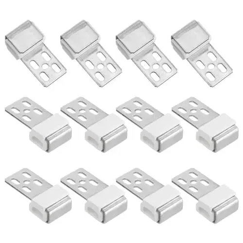 Produktbild: sourcing map 12 Stück Sofa-Reparatur-Federklammern, 5 Löcher, Polster-S-Federschnalle für Sofa, Stuhl, Couch, Bett, Federklammern, Möbel-Reparaturteile