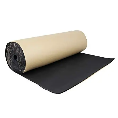 Produktbild: sourcing map 197mil 10.76sqft 5mm Dämmmatte Auto Schallschutzmatte Dämmung Isolierung Schallschutz selbstklebend Schalldämpfer 100cm*100cm