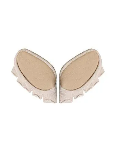 Produktbild: sourcing map 1 Paar Unisex keine Zeigen Yoga Kein Ferse halb Zehe Socken Beige-1