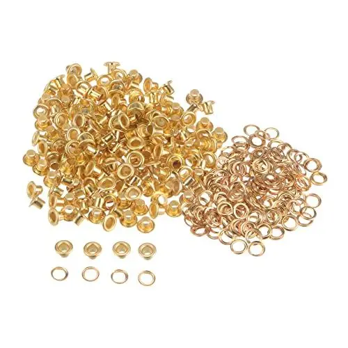Produktbild: sourcing map 200 Satz Tüllen Kit Metall Ösen 3mm 0.12