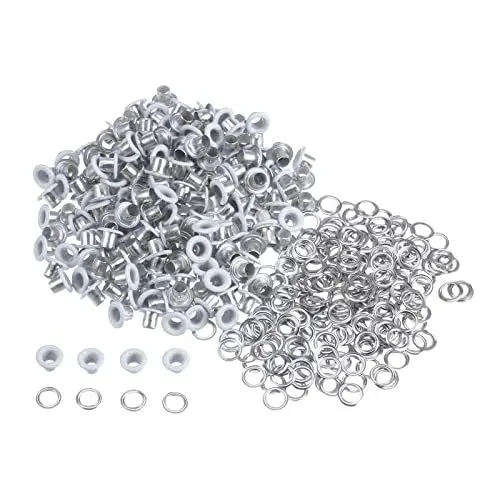 Produktbild: sourcing map 200 Satz Tüllen Kit Metall Ösen 3mm 0.12