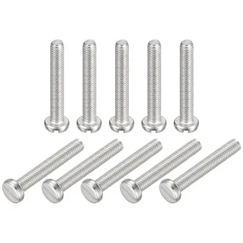 Produktbild: sourcing map 20Stk 304 Edelstahl Maschinenschrauben M3x20mm Geschlitzt Antrieb Bindekopf Schraube Bolzen