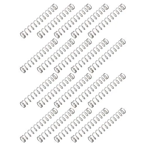 Produktbild: sourcing map 20Stk. Druckfeder Federstahl Zugfeder 0,5mm Drahtdmr. 5,5mm Außendmr. 42mm freie Länge silbern