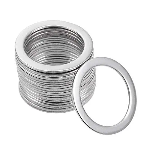 Produktbild: sourcing map 20 Stücke Flachscheibe für Schrauben Bolzen 14mm x 20mm x 0,8mm 304 Edelstahl