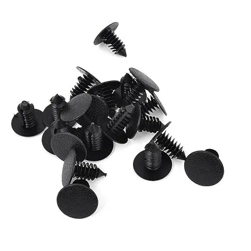 Produktbild: sourcing map 20stk. Auto Stoßstange Befestigung Motorhaube Clip Niet Schraueb Kunststoff 8mm