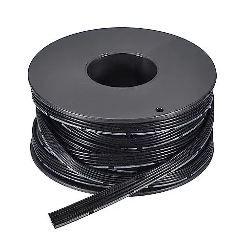 Produktbild: sourcing map 24AWG Silikon Schleife Kabel 5Pin 24 Gauge Flachkabel Flexibel Silikon Draht 7.5m/24.6ft Schwarz Gestrandet Verzinntes Kupfer Draht