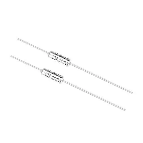 Produktbild: sourcing map 2 Stk. Thermosicherungen 250V 10A TF 240 Grad Temperatur Stromkreis Abschaltung