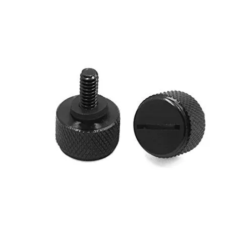 Produktbild: sourcing map 2 Stücke 6mm Gewindedurchmesser Motorrad Sitzbolzenschraube schwarz