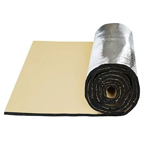 Produktbild: sourcing map 32.29sqft Auto Schutzblech Motor Hitze Schalldämmung Dämmmatte 10mm*300cm*100cm