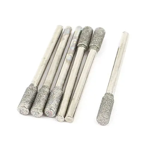Produktbild: sourcing map 3 mm Schaft 4 mm Zylinderkopf Punkte Schleifen Bit 6 PCS de