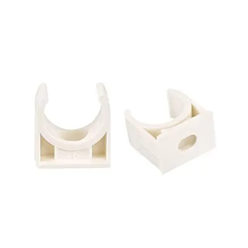 Produktbild: sourcing map 24 Stück 16mm Durchm. PPR U Förmige Rohrklemmen Clips Armaturen Schlauchhalter für Wasserversorgung Weiß