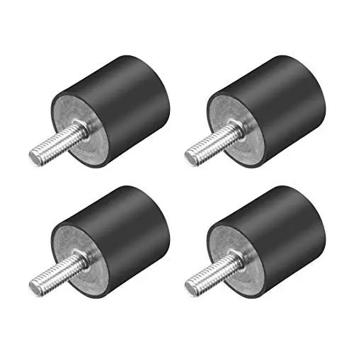 Produktbild: sourcing map 4pcs M6 Vibration und Dämpferaufnahme Gummi mit Gewindebolze 0,98