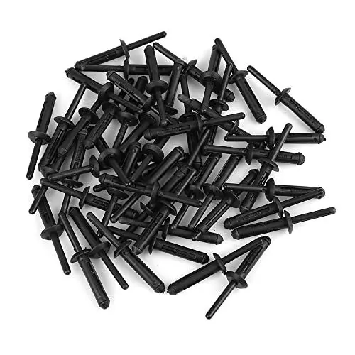 Produktbild: sourcing map 50stk. Nieten Auto Stoßstange Verschluss Clips Kunststoff