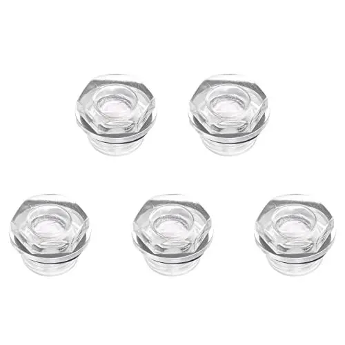 Produktbild: sourcing map 5Stk Luftkompressor Ölstandanzeige Schauglas M16x1.5mm Flüssigkeit Indikator