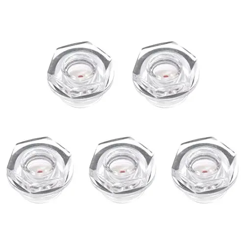 Produktbild: sourcing map 5Stk Luftkompressor Ölstandanzeige Schauglas M18x1.5mm Flüssigkeit Indikator