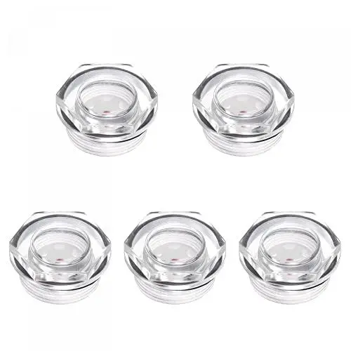 Produktbild: sourcing map 5Stk Luftkompressor Ölstandanzeige Schauglas M30x1.5mm Flüssigkeit Indikator