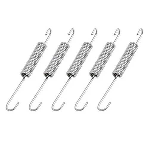 Produktbild: sourcing map 5 Stück Parkfeder 6,8cm silberfarbene Motorrad-Rückholfeder für GN125