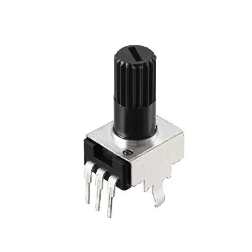Produktbild: sourcing map 5pcs Potentiometer Varistor Single Kreis Kohleschicht Kegel 100K Ohm