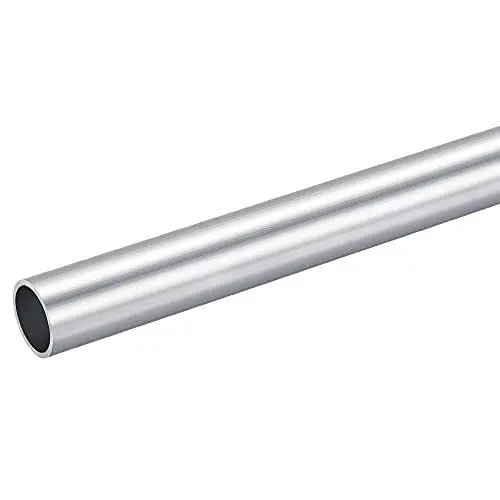 Produktbild: sourcing map 6063 Aluminium Rundrohr 22mm Außendurchmesser Alurohr 19mm Innendurchmesser Aluminiumrohre 200mm Länge Aluprofil Rohr Aluminiumstange Rund Hohler Aluminium Profil Rohre