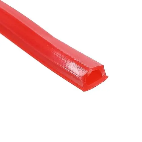 Produktbild: sourcing map Aluminium Profil Schlitz Abdeckung Flachdichtung Rot 5M 8mm 3030 4040 Serie für 3D Drucker Zubehör Packung von 1