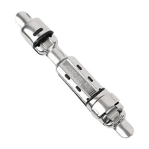Produktbild: sourcing map Angelrollenhalter Verstellbar Angeln Rollen Sitz Platte Snap Lock Metall Reel Sitz Gummikissen Rod Reel Sitz Deck Angeln Pole Wheel Reel Sitz Outdoor Fishing Gear