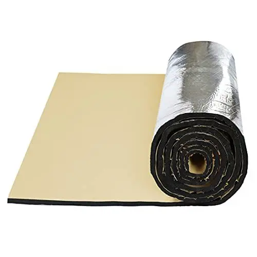 Produktbild: sourcing map Anti Dröhn Dämmmatte 10mm 16.36sqft Autolärm Schallschutz Akustik Matte 152cm*100cm