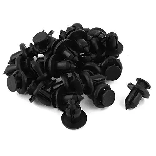 Produktbild: sourcing map Auto Kunststoff Stoßstange Befestigung Motorhaube Clip Niet 25 Stücke 10mm de DE de