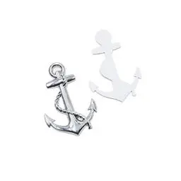 Produktbild: sourcing map Autoaufkleber Emblem Metall Aufkleber 3D-Anker-Design Aufkleber Selbstklebend Anker-Aufkleber für Universalautos
