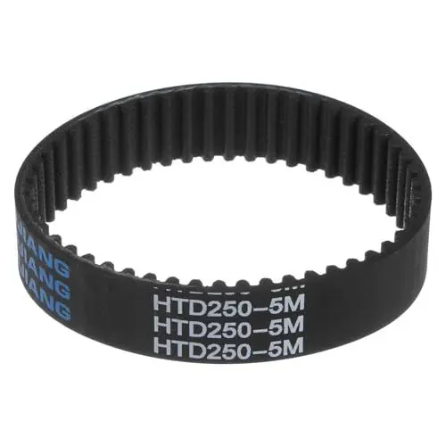 Produktbild: sourcing map HTD5M-250 Gummizahnriemen 50 Zähne Geschlossene Schleife Riemenscheibe Zahnriemen 20mm Breite, 250mm Umfang Synchronriemen