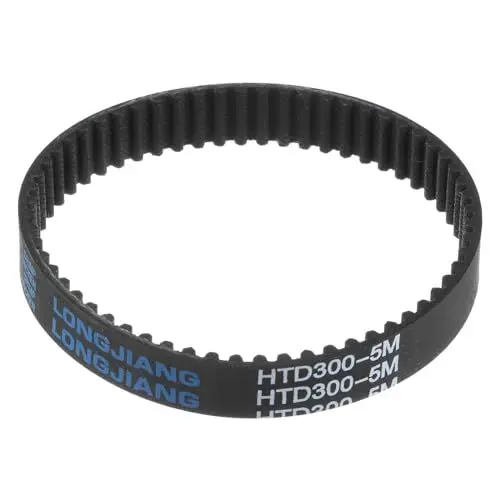 Produktbild: sourcing map HTD5M-300 Gummizahnriemen 60 Zähne Geschlossene Schleife Riemenscheibe Zahnriemen 15mm Breite, 300mm Umfang Synchronriemen