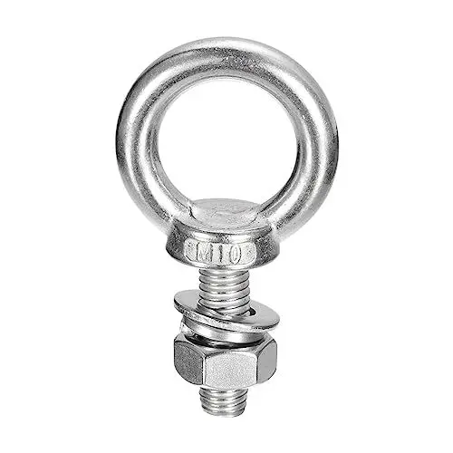 Produktbild: sourcing map Hebeöse Bolzen 1 Set M10x30mm Ösenschraube mit Mutter Unterlegscheibe 304 Edelstahl Schulter Hebering Ösenschraube für Hängende Artikel