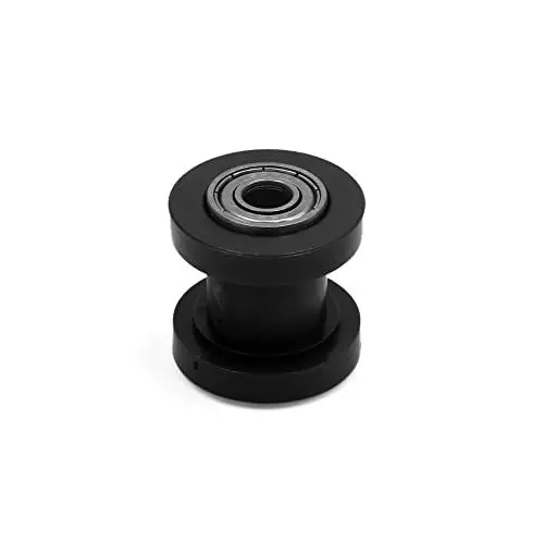 Produktbild: sourcing map Kettenrolle Kettenrollenspanner Riemenscheibe Spanner Radführung für Motorrad 8mm Innenloch Schwarz