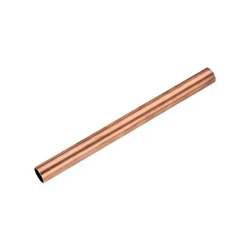 Produktbild: sourcing map Kupfer Runde Röhre Gerade Rohrschlauch Duktilität 17mm OD 1mm Wandstärke mit Korrosionsbeständigkeit 200mm Länge