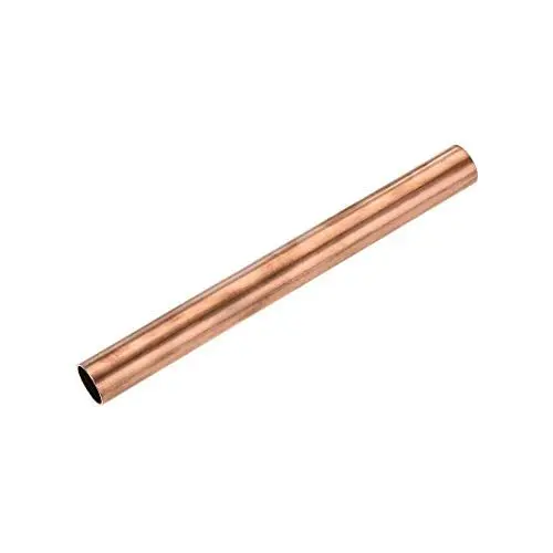 Produktbild: sourcing map Kupfer Runde Röhre Gerade Rohrschlauch Duktilität 200mm Länge 20mm OD 1mm Wandstärke mit Korrosionsbeständigkeit