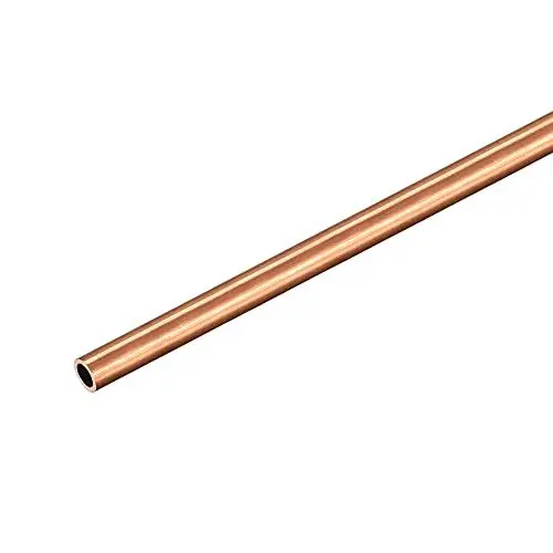 Produktbild: sourcing map Kupfer Rundrohr 5mm AD 0,25mm Wandstärke 300mm Länge Rohr Schlauch