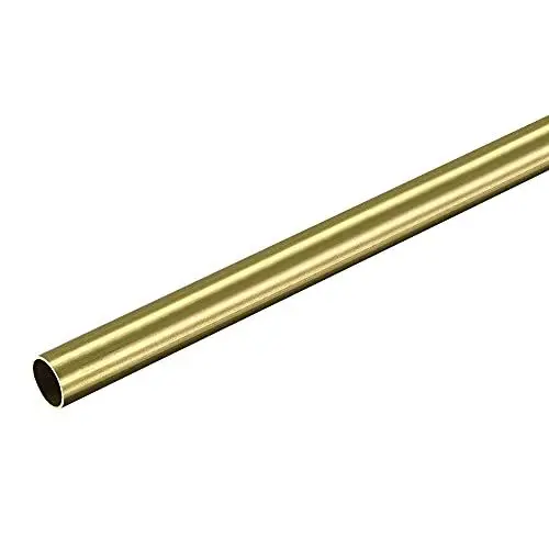 Produktbild: sourcing map Messing Rundrohr 10mm Außendurchm. 0.5mm Wandstärke 200mm Länge Rohr