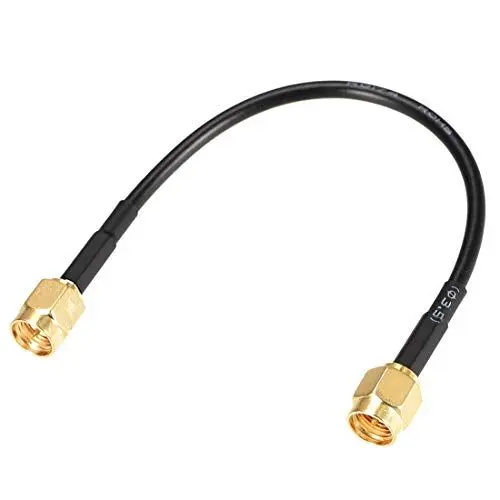Produktbild: sourcing map RG174 SMA Stecker auf SMA Stecker HF Koaxialadapter Stecker Kupferkabelverlängerung 4,72 Zoll