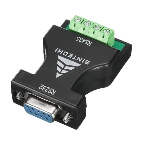 Produktbild: sourcing map RS232 zu RS485 Konverter Adapter Serielle Kommunikation 4P Terminal Block für industrielle Kommunikationsdaten unterstützt
