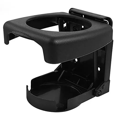 Produktbild: sourcing map Schwarz Kunststoff Folding Auto-LKW-Getränk-Schale Kann Halter Ständer Flasche de