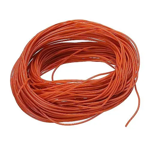 Produktbild: sourcing map Silikon Draht 30AWG 30 Messgerät Flexibel Verzinntes Kupfer Standard Hochtemperatur Anschluss Kabel Orange 15m/49.2ft für Auto Modell Manipulatoren Elektrogeräte Bastler